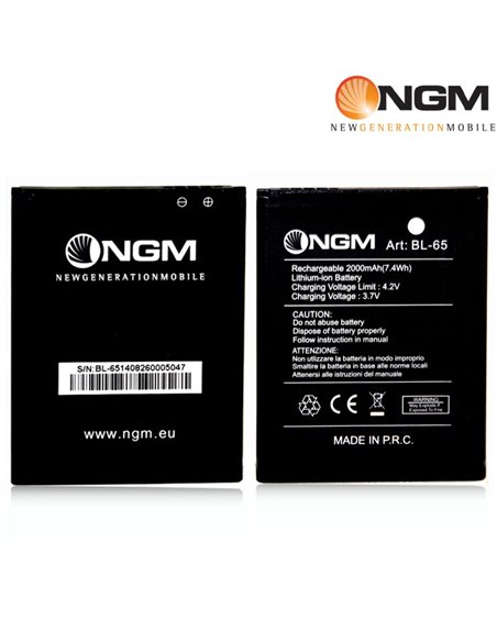 BATTERIA ORIGINALE NGM BL-65 per DYNAMIC WING 2000 mAh LI-ION BULK