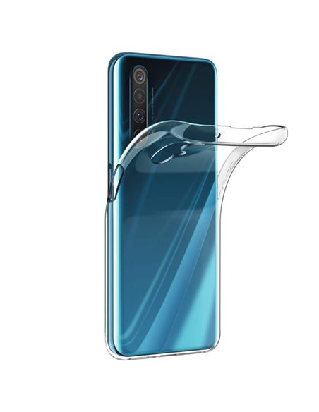 CUSTODIA per REALME X3 SUPER ZOOM, X50 (5G) - IN GEL TPU SILICONE TRASPARENTE