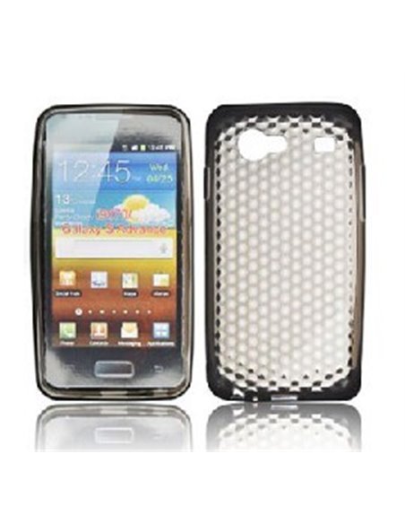 CUSTODIA GEL TPU SILICONE per SAMSUNG i9070 Galaxy Advance S COLORE NERO