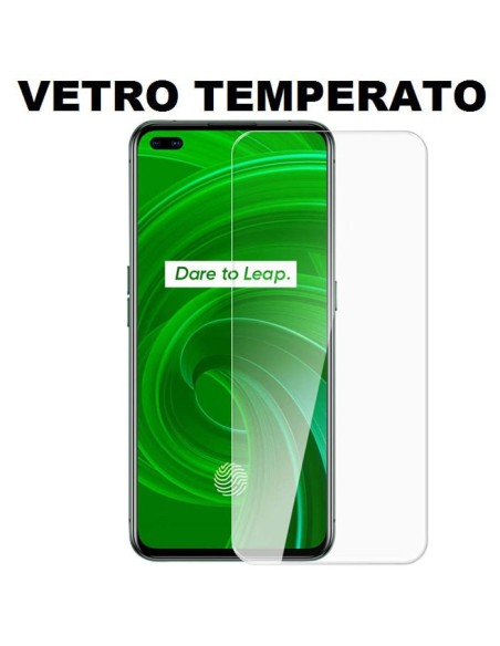 PELLICOLA per REALME X50 PRO (5G) IN VETRO TEMPERATO 0,33mm - ATTENZIONE: potrebbe rimanere alzata nelle parti curve!