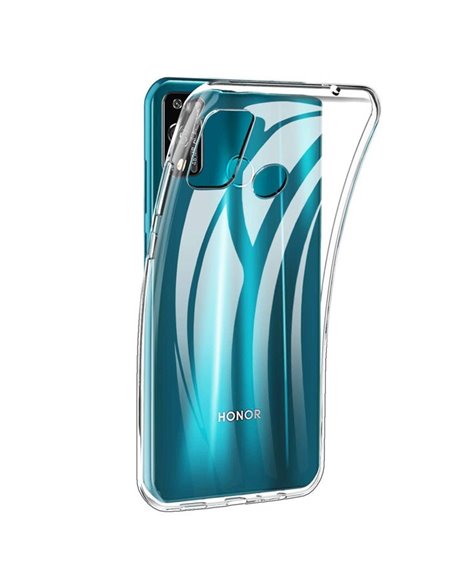 CUSTODIA per HUAWEI HONOR 9X LITE IN GEL TPU SILICONE TRASPARENTE