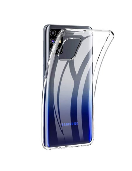 CUSTODIA per SAMSUNG GALAXY M31S (SM-M317) IN GEL TPU SILICONE TRASPARENTE