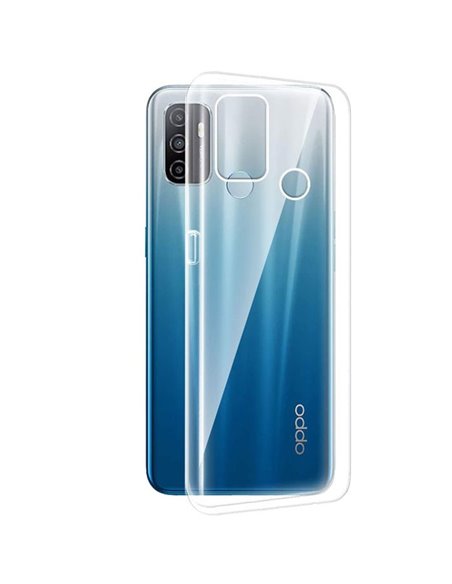 CUSTODIA per OPPO A53 (2020), A33 (2020), A53s, A32 IN GEL TPU SILICONE TRASPARENTE - ATTENZIONE: Non compatibile con Oppo A53 5