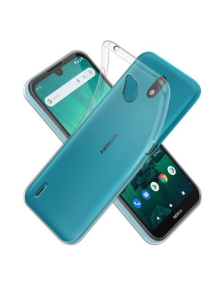 CUSTODIA per NOKIA 1.3 ( 5.71' ) IN GEL TPU SILICONE TRASPARENTE