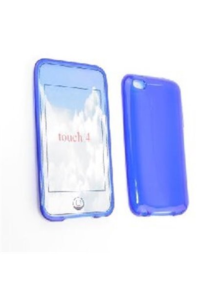 CUSTODIA GEL TPU SILICONE per APPLE IPOD TOUCH 4Âª GENERAZIONE COLORE BLU