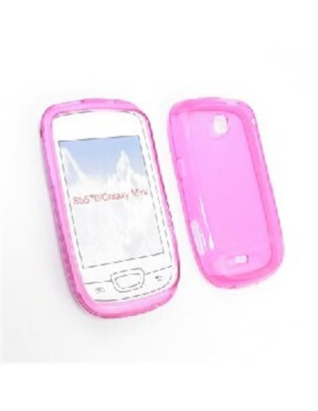 CUSTODIA GEL TPU SILICONE per SAMSUNG S5570 Galaxy Next COLORE ROSA