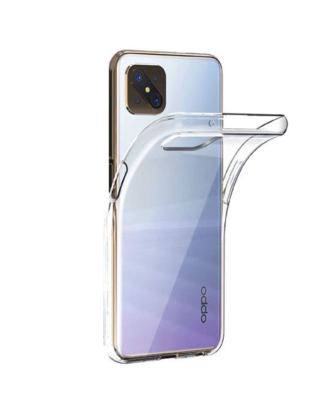 CUSTODIA per OPPO RENO 4Z 5G IN GEL TPU SILICONE TRASPARENTE