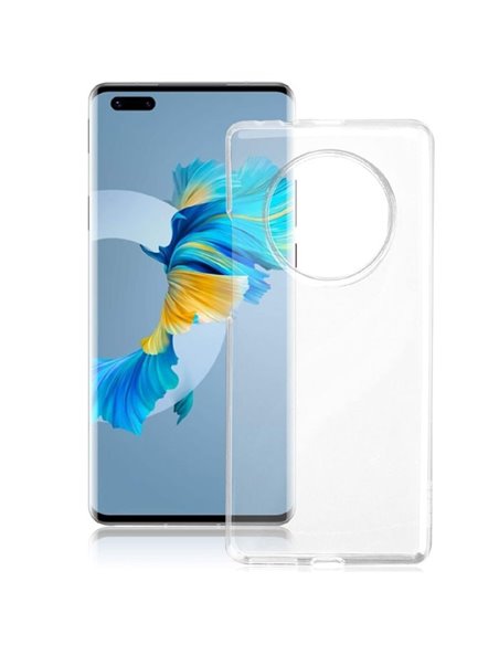 CUSTODIA per HUAWEI MATE 40 PRO, MATE 40 PRO PLUS IN GEL TPU SILICONE TRASPARENTE