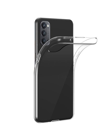 CUSTODIA per OPPO RENO 4 5G IN GEL TPU SILICONE TRASPARENTE - ATTENZIONE: Non compatibile con OPPO RENO 4!