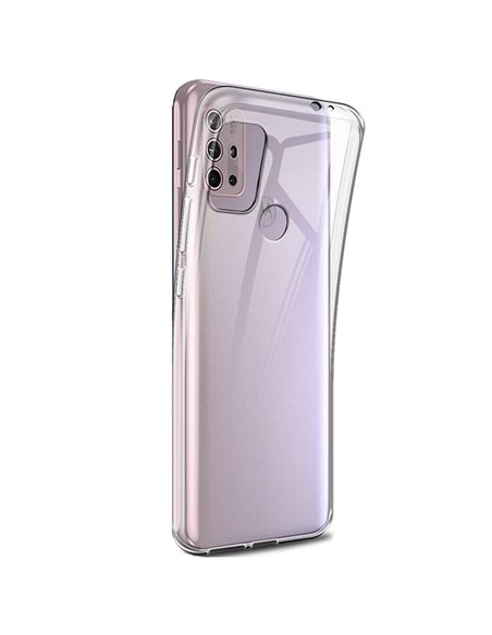 CUSTODIA per MOTOROLA MOTO G30, MOTO G10, MOTO G20, MOTO G10 POWER - IN GEL TPU SILICONE TRASPARENTE