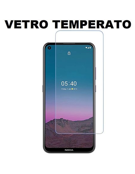 PELLICOLA per NOKIA 5.4 - PROTEGGI DISPLAY VETRO TEMPERATO 0,33mm - ATTENZIONE: Non copre la parte arrotondata!