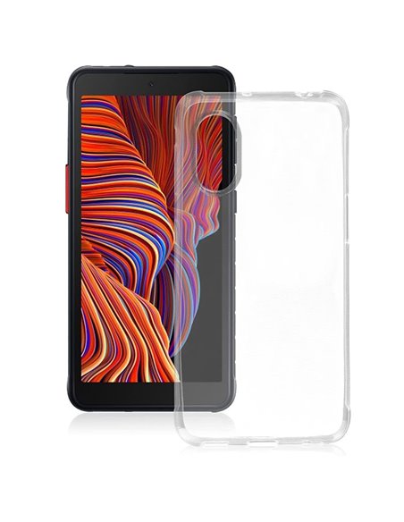 CUSTODIA per SAMSUNG GALAXY XCOVER 5 (SM-G525F) IN GEL TPU SILICONE TRASPARENTE