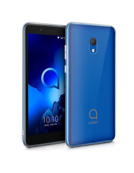 CUSTODIA per ALCATEL 1C (2019) - IN GEL TPU SILICONE TRASPARENTE