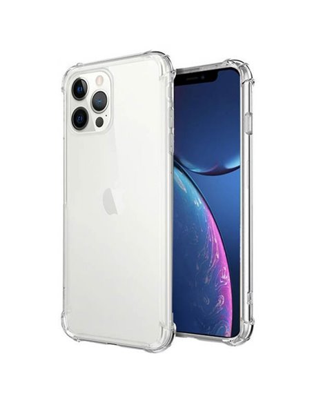 CUSTODIA per APPLE IPHONE 13 PRO (6.1') IN GEL TPU SILICONE TRASPARENTE SLIM 0,5mm CON BORDI RINFORZATI ANTI SHOCK