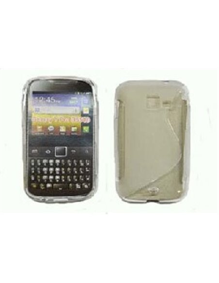 CUSTODIA GEL TPU SILICONE DOUBLE per SAMSUNG B5510 Galaxy Y Pro COLORE BIANCO