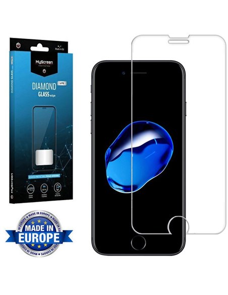 PELLICOLA per APPLE IPHONE SE (2020/2022), IPHONE 8, IPHONE 7 - PROTEGGI DISPLAY IN VETRO TEMPERATO 9H 0,33mm MYSCREEN DIAMOND L