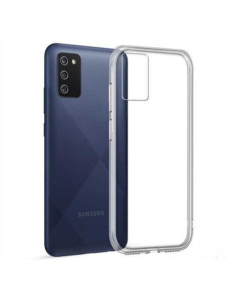 CUSTODIA per SAMSUNG GALAXY A03s (SM-A037F)  IN GEL TPU SILICONE 1,8mm TRASPARENTE