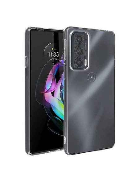 CUSTODIA per MOTOROLA EDGE 20 5G - IN GEL TPU SILICONE TRASPARENTE