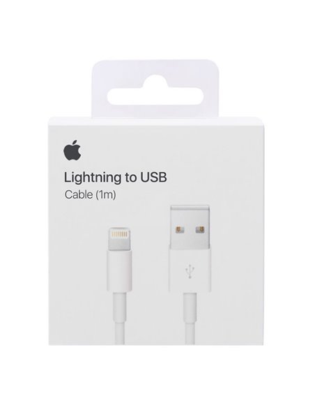 CAVO USB LIGHTNING ORIGINALE APPLE MXLY2ZM/A - LUNGHEZZA 1 MT COLORE BIANCO BLISTER