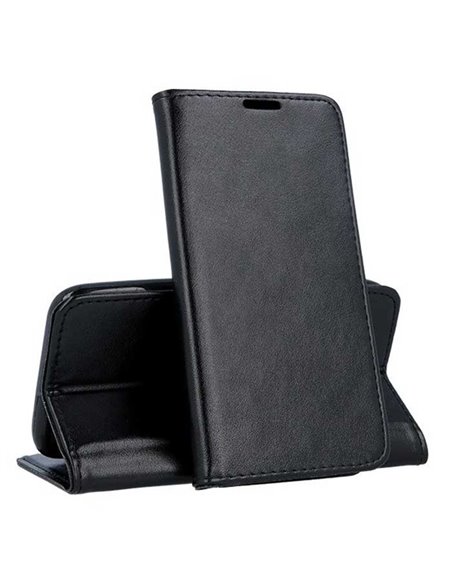 CUSTODIA per SAMSUNG GALAXY A03s (SM-A037F) - FLIP ORIZZONTALE CON INTERNO IN TPU E STAND COLORE NERO - ATTENZIONE: NO CALAMITA!