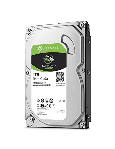 HARD DISK INTERNO PER PC 1TB 3.5' SATA III DA 6GBIT/S ST1000DM010 BARRACUDA  64MB SEAGATE 7200RMP