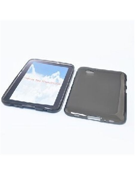 CUSTODIA GEL TPU SILICONE per SAMSUNG P6200 Galaxy Tab 7.0 Plus COLORE NERO