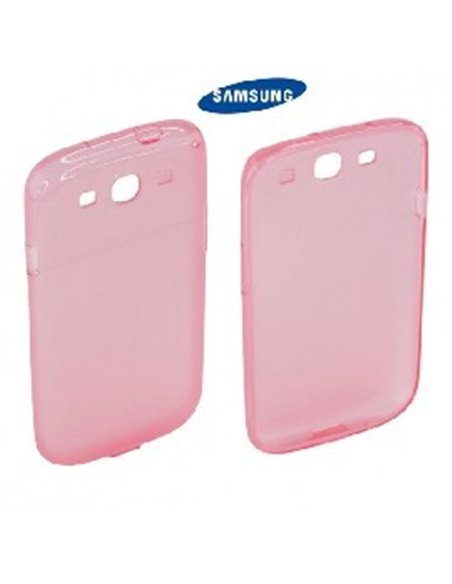 CUSTODIA BACK ORIGINALE SAMSUNG EFC-1G6SWPEC COLORE ROSA per I9300 GALAXY S3, I9305 GALAXY S3 LTE 4G BLISTER