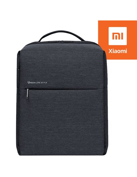 ZAINO BORSA ORIGINALE XIAOMI CITY BACKPACK 2 PER NOTEBOOK FINO A 15.6' CON 8 SCOMPARTI E IMPERMEABILITA' COLORE GRIGIO SCURO BUL