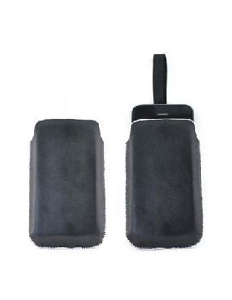 CUSTODIA IN PELLE A SACCHETTO IPHONE 3G/3GS/4/4S COLORE NERO