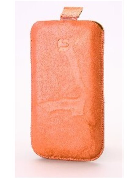 CUSTODIA IN VERA PELLE A SACCHETTO INDIGO CASE MEDIUM APPLE IPHONE 3GS, IPHONE 4s E MODELLI SIMILARI COLORE ROSSO