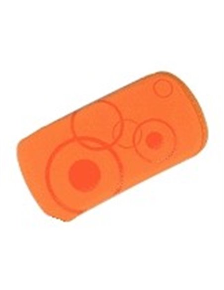 CUSTODIA A SACCHETTO IN TESSUTO per APPLE IPHONE 4, 4s E MODELLI SIMILARI FANTASIA FLEX COLORE ARANCIONE