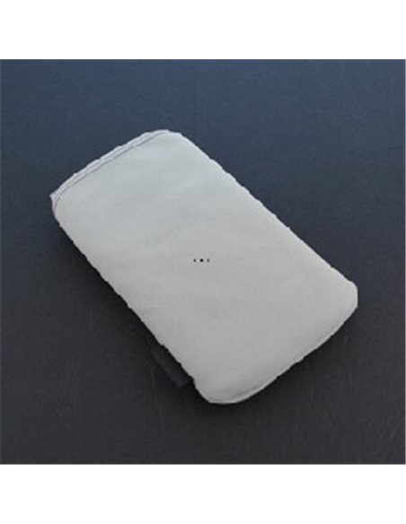 CUSTODIA SACCHETTO IN TESSUTO SCAMOSCIATO per APPLE IPHONE 2G, 3G, 3GS, 4, 4S E MODELLI SIMILARI COLORE GRIGIO