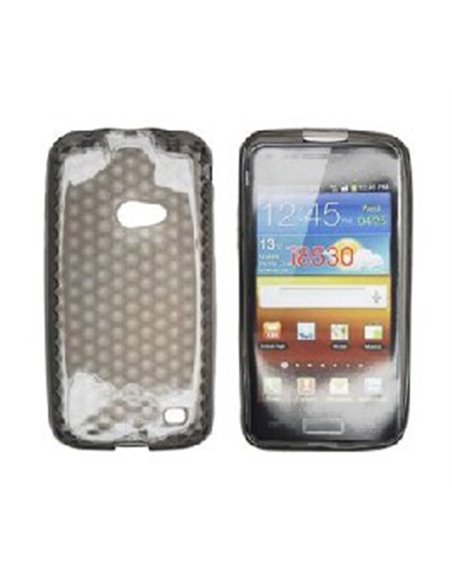 CUSTODIA GEL TPU SILICONE per SAMSUNG I8530 Galaxy Beam COLORE NERO