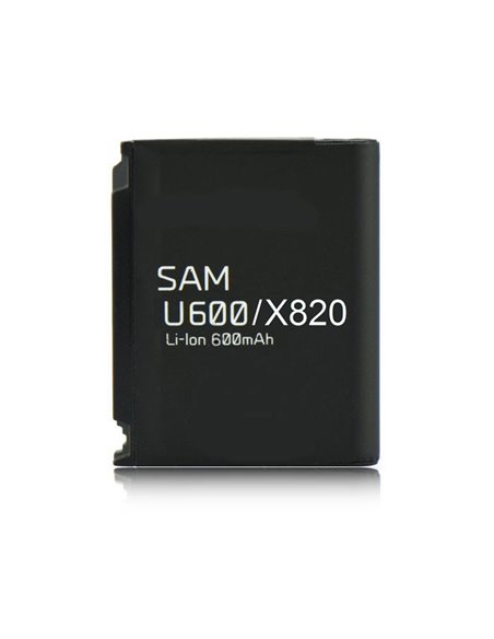 BATTERIA per SAMSUNG X820, U600 600 mAh Li-ion SEGUE COMPATIBILITA'..