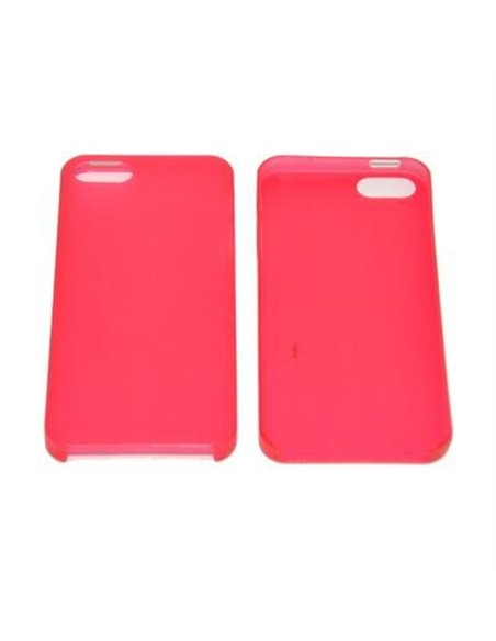 CUSTODIA per APPLE IPHONE SE, IPHONE 5S, IPHONE 5 - BACK RIGIDA SLIM COLORE ROSSO