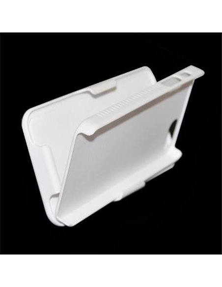 CUSTODIA per APPLE IPHONE SE, IPHONE 5S, IPHONE 5 - BACK RIGIDA CON STAND E CLIP PER CINTURA COLORE BIANCO