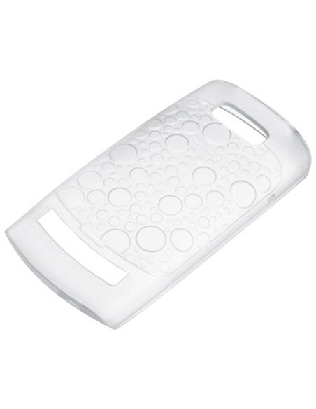 CUSTODIA SILICONE ORIGINALE CC-1024 per NOKIA ASHA 303 COLORE BIANCO BLISTER