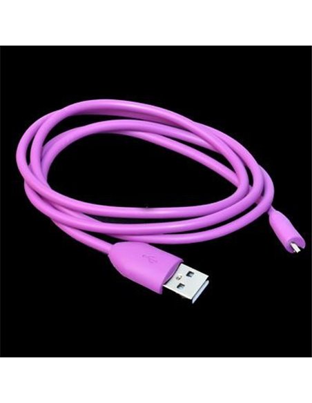 CAVO MICRO USB - LUNGHEZZA 1 MT COLORE VIOLA