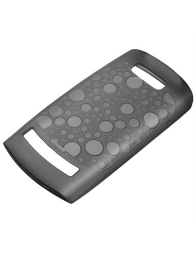 CUSTODIA SILICONE ORIGINALE CC-1024 per NOKIA ASHA 303 COLORE NERO BLISTER