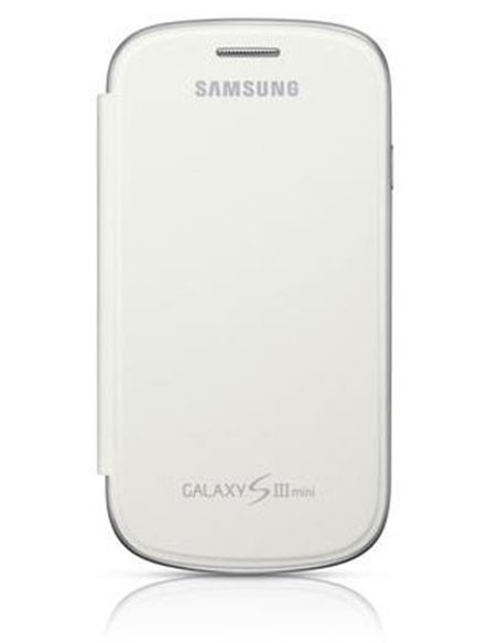 CUSTODIA FLIP ORIGINALE SAMSUNG EFC-1M7FWEGSTD COLORE BIANCO per I8190 GALAXY S3 MINI BLISTER
