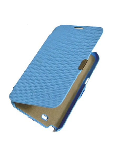 CUSTODIA ORIZZONTALE FLIP SAMSUNG N7100 NOTE2, N7105 COLORE BLU