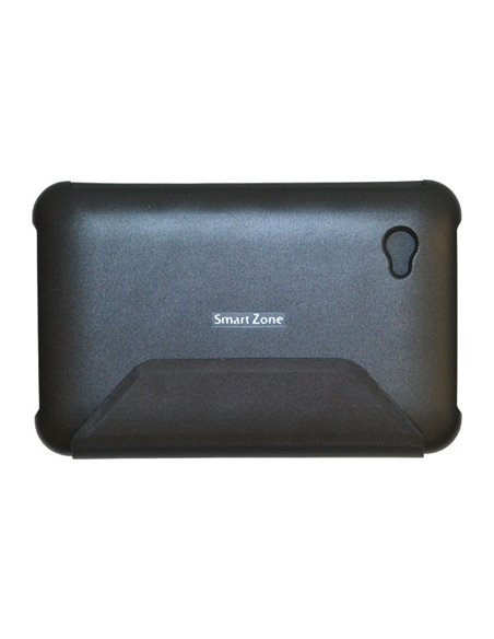 CUSTODIA BACK CON COPERTURA ANTERIORE RIGIDA PER SAMSUNG P6200 Galaxy Tab 7.0 Plus COLORE NERO