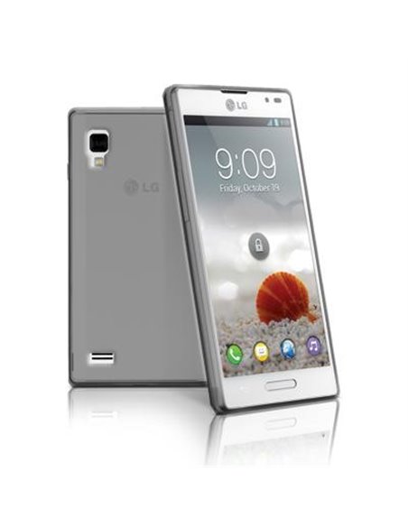 CUSTODIA GEL TPU SILICONE per LG L9 Optimus P760 COLORE NERO