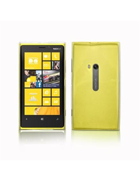 CUSTODIA GEL TPU SILICONE NOKIA LUMIA 920 COLORE BIANCO