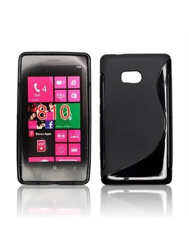 Custodia Rigida Con Disegni Cina Per Iphone 4 4s Nero