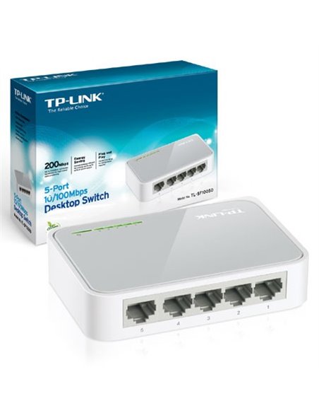 SWITCH HUB 5 PORTE 10/100 MBPS RJ45 TP-LINK TL-SF1005D