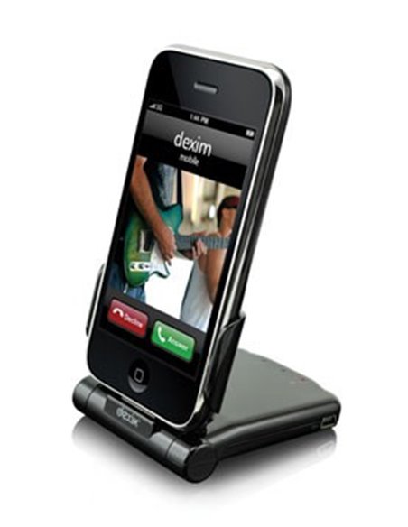 BASETTA DOCKING P-FLIP IPHONE 4S, IPOD TOUCH 3G COLORE NERO BULK DEXIM