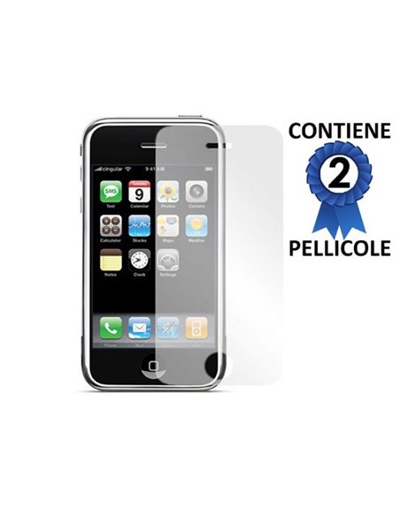 PELLICOLA PROTEGGI DISPLAY iPHONE 2G, 3G, 3Gs CONFEZIONE 2 PEZZI