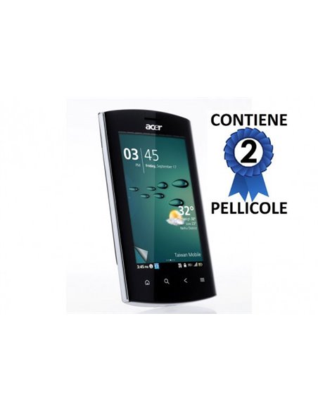 PELLICOLA PROTEGGI DISPLAY ACER LIQUID METAL CONFEZIONE 2 PEZZI