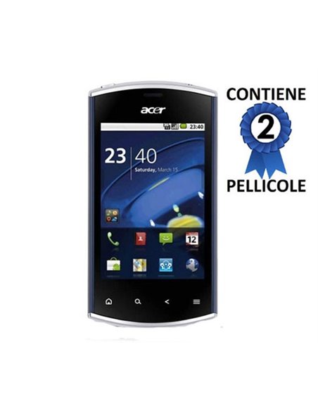 PELLICOLA PROTEGGI DISPLAY ACER LIQUID MINI CONFEZIONE 2 PEZZI